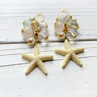 Starfish Beaded Earrings