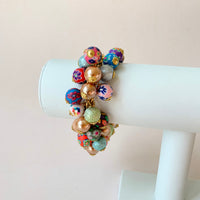 Floral Bead Bracelet