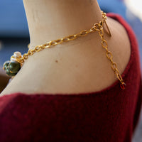 Holiday Bling Cluster Necklace - One-of-a-Kind