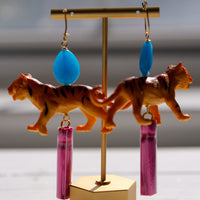 Bengal Tiger Tassel Earrings