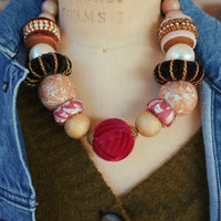 Velveteen Bauble Necklace