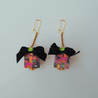 Christmas Present Earrings - Small