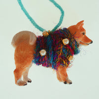 One-of-a-Kind Shiba Inu Dog Ornament