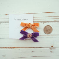 One-of-a-Kind Velvet hair bow