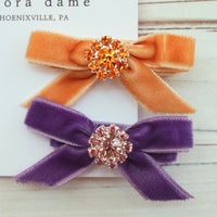 One-of-a-Kind Velvet hair bow