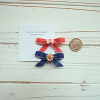 One-of-a-Kind Velvet hair bow