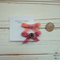 One-of-a-Kind Velvet hair bow