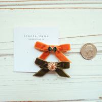 One-of-a-Kind Velvet hair bow