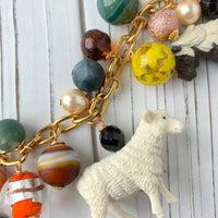 Walnut Bank Farm Animal Long Necklace
