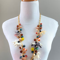 Walnut Bank Farm Animal Long Necklace