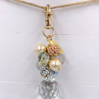 Pastel Beaded Bag Charm
