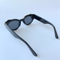 Black Tie Embellished Sunglasses