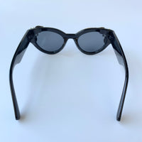 Black Tie Embellished Sunglasses