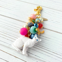 Here Kitty Kitty Cat Purse Bag Charm