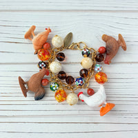 Lenora Dame Bantam Chicken Charm Bracelet