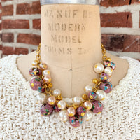 Cloisonne Necklace - 4 Color Options