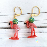 Lenora Dame Miniature Flamingo Earrings