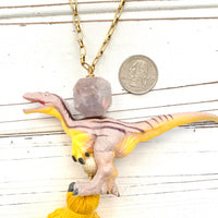 Lenora Dame Dinosaur Pendant Necklace - One-of-a-Kind