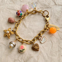 Lenora Dame Starfish Vintage Treasures Charm Bracelet - One-of-a-Kind