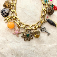 Lenora Dame Penguin Vintage Treasures Charm Bracelet - One-of-a-Kind