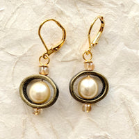 Lenora Dame Dainty Pearl Drop Earrings