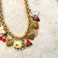 Lenora Dame Itsy Bitsy Spider Charm Necklace - One-of-a-Kind