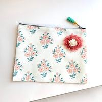 Floral Bouquet Makeup Bag