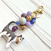 Beaded Cat Bag Charm
