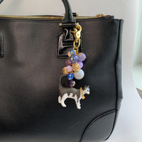 Beaded Cat Bag Charm
