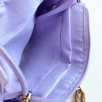 Lenora Dame The Poppy Woven Shoulder Bag with Chain Strap - One-of-a-Kind
