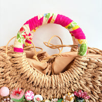 Sunday Brunch Woven Straw Handbag - One-of-a-Kind