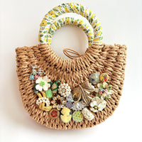 Lenora Dame Penelope Straw Handbag - One-of-a-Kind
