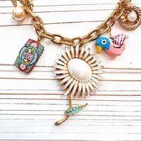 Lenora Dame Vintage Treasures Charm Necklace - One-of-a-Kind