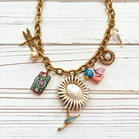 Lenora Dame Vintage Treasures Charm Necklace - One-of-a-Kind