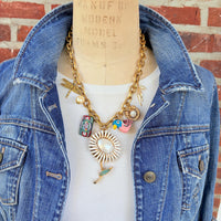 Lenora Dame Vintage Treasures Charm Necklace - One-of-a-Kind