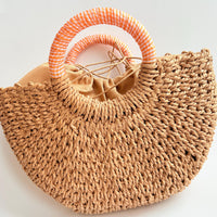 Lenora Dame The Calista Straw Tote Bag - One-of-a-Kind