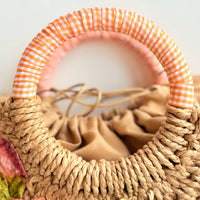 Lenora Dame The Calista Straw Tote Bag - One-of-a-Kind