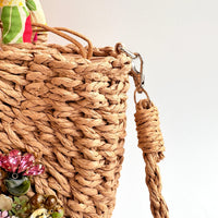 Sunday Brunch Woven Straw Handbag - One-of-a-Kind