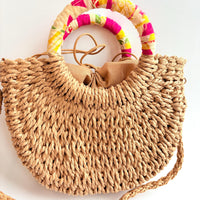 Sunday Brunch Woven Straw Handbag - One-of-a-Kind
