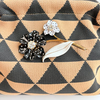 Lenora Dame Pyramids Clutch Purse - One-of-a-Kind