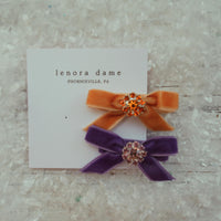 Lenora Dame One-of-a-Kind Velvet hair bow