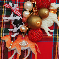 Away in a Manger Christmas Bag Charm