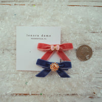 Lenora Dame One-of-a-Kind Velvet hair bow