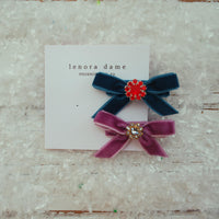 Lenora Dame One-of-a-Kind Velvet hair bow