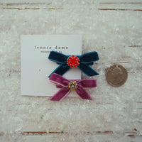 Lenora Dame One-of-a-Kind Velvet hair bow