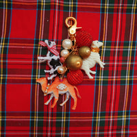 Away in a Manger Christmas Bag Charm