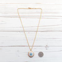 Lenora Dame White Wreath Locket