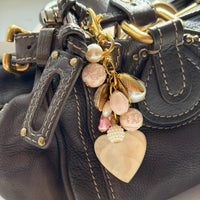 Lenora Dame Opalite Heart Bag Charm