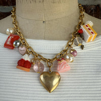Lenora Dame Valentine's Dessert Charm Necklace