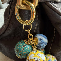 Lenora Dame One-of-a-Kind Decoupage Bag Charm